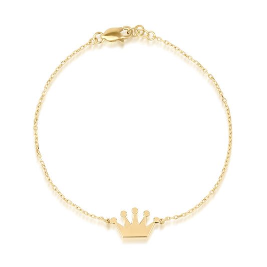 Crown Bracelet – Gold Vermeil on Sterling Silver
