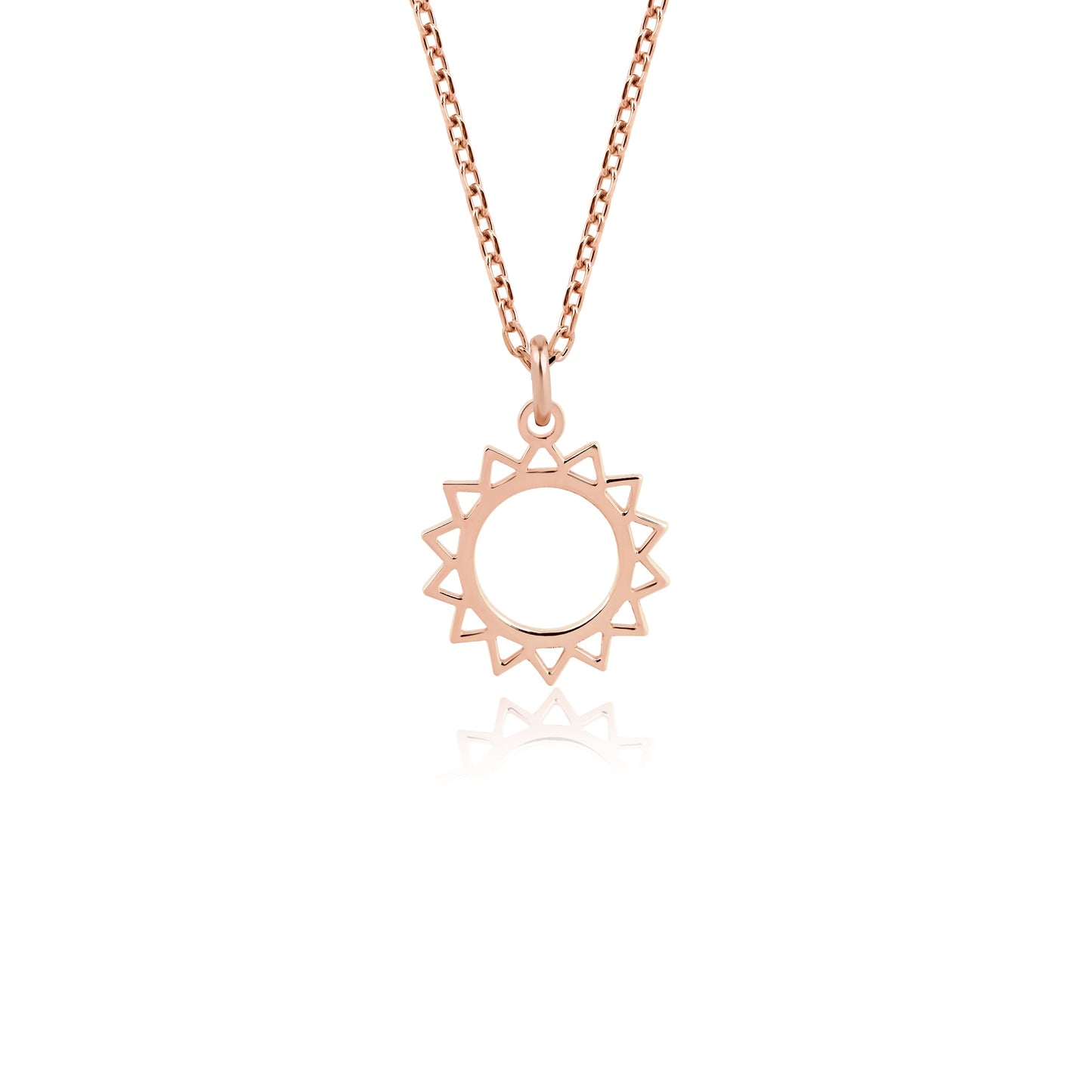 delicate gold sun pendant everyday necklace