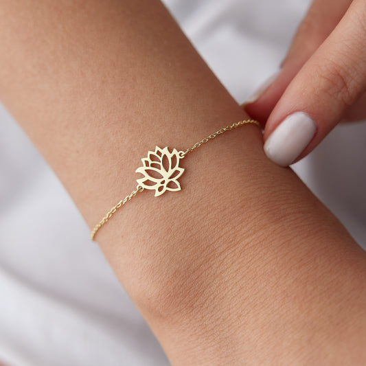 Lotus Flower Bracelet