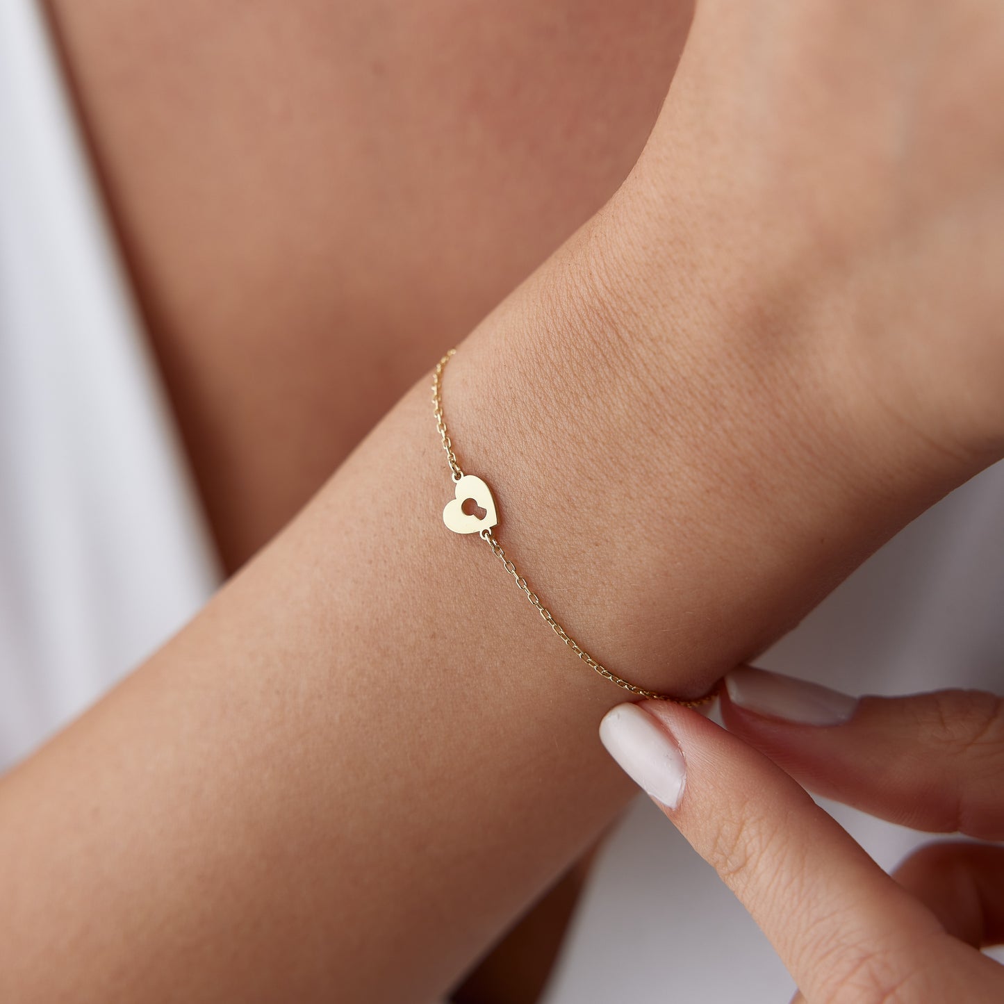 Heart Lock Bracelet
