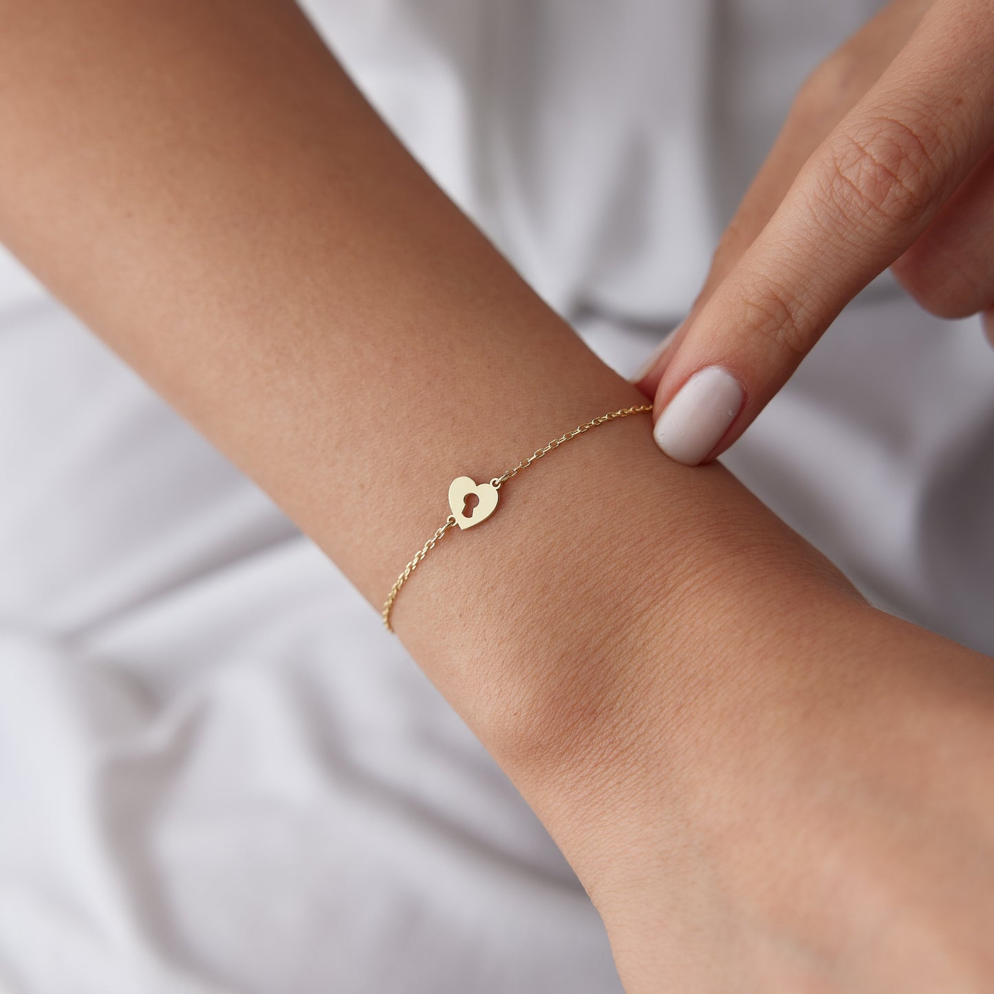 Heart Lock Bracelet
