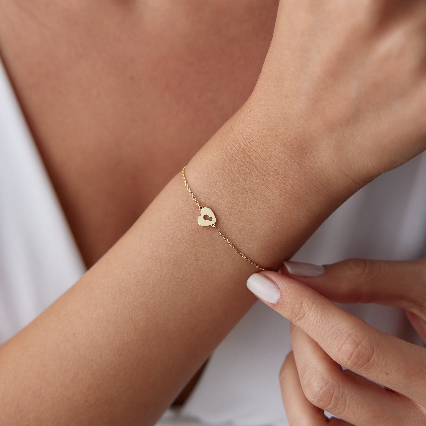 Heart Lock Bracelet