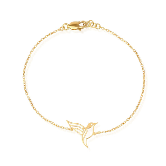 Hummingbird Bracelet – Gold Vermeil on Sterling Silver