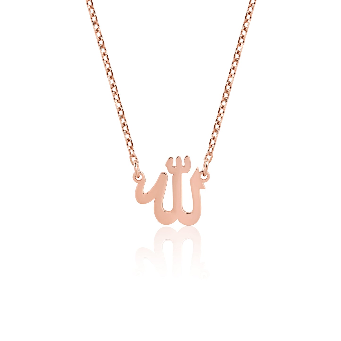 Arabic Allah necklace for faithful Muslim women and men