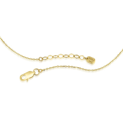 14k Gold Clover Bracelet