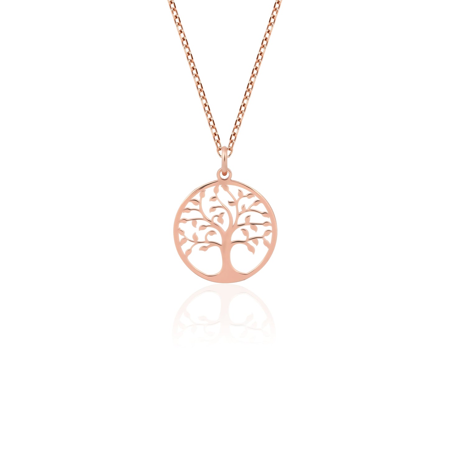 Solid gold meaningful family gift necklace