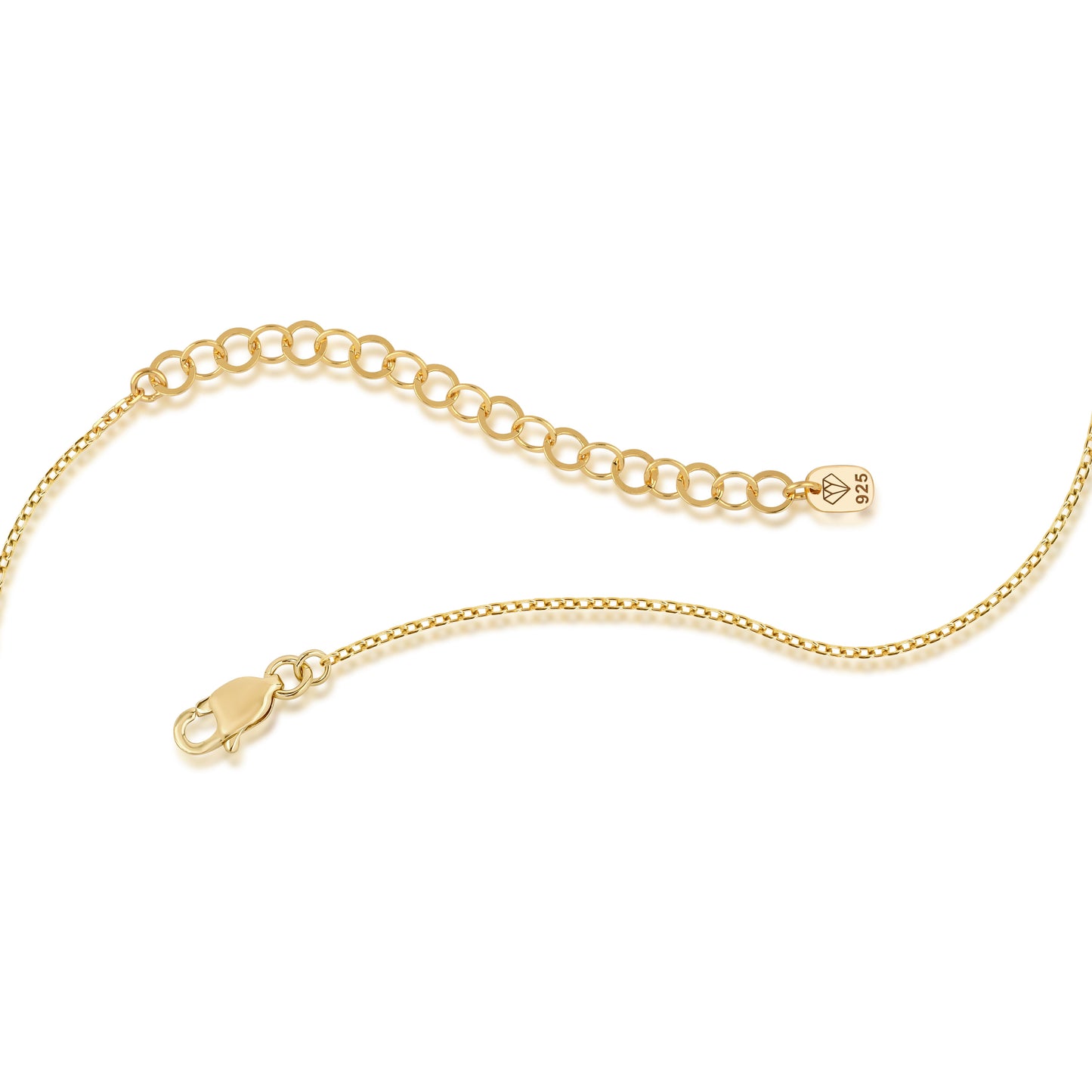 Open Heart Necklace – Gold Vermeil on Sterling Silver Love Pendant