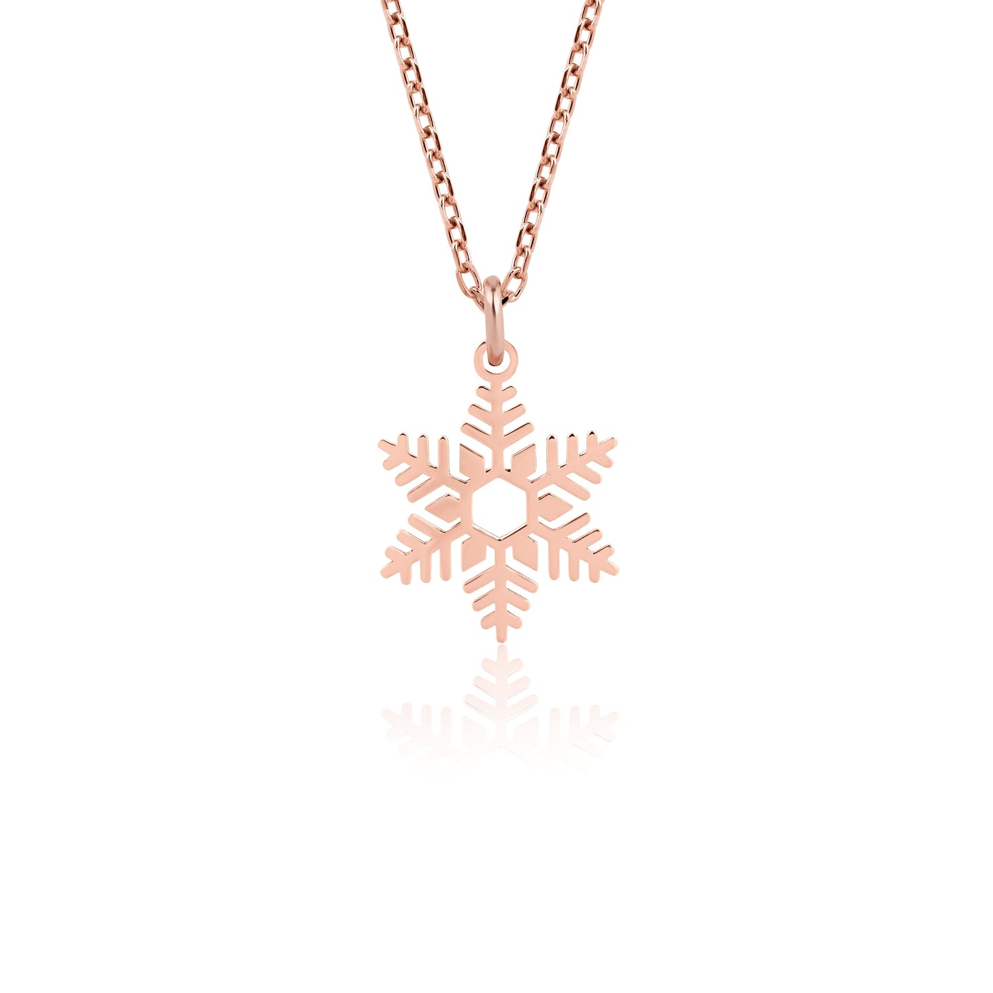 solid gold winter charm