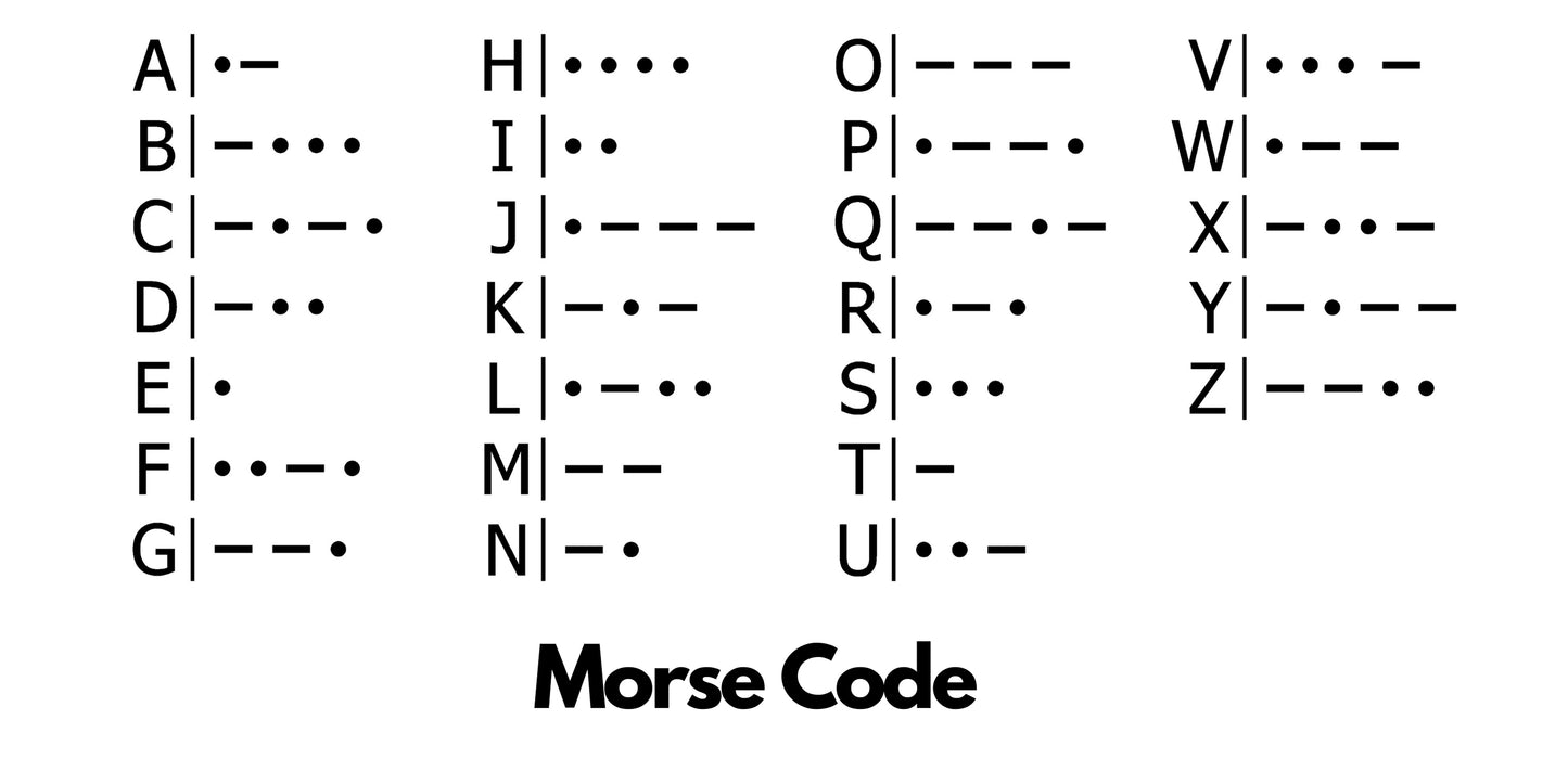 Custom Morse Code Couple Bracelet