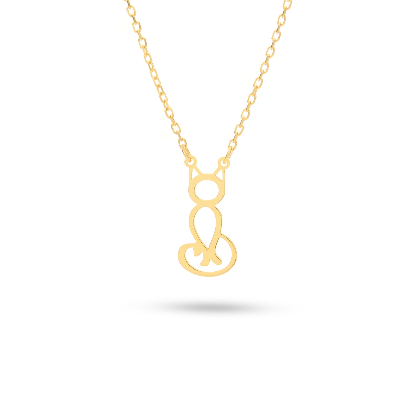 Cat Silhouette Necklace