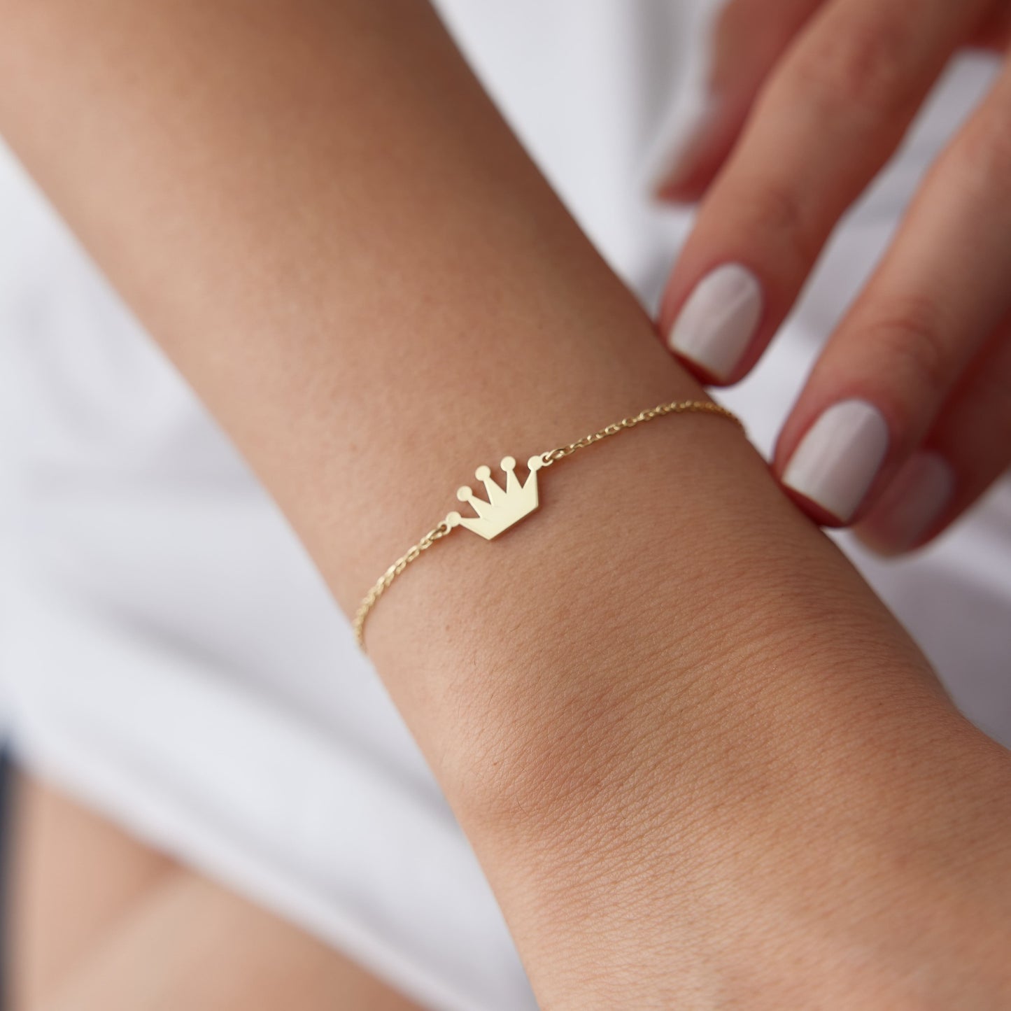 Crown Bracelet – Gold Vermeil on Sterling Silver