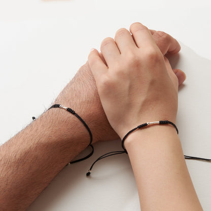 Personalized Morse Code Couple Bracelet
