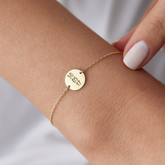 Personalized Date Bracelet