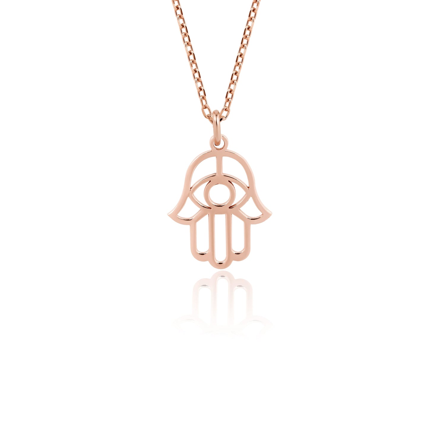 minimalist Hamsa necklace for everyday wear