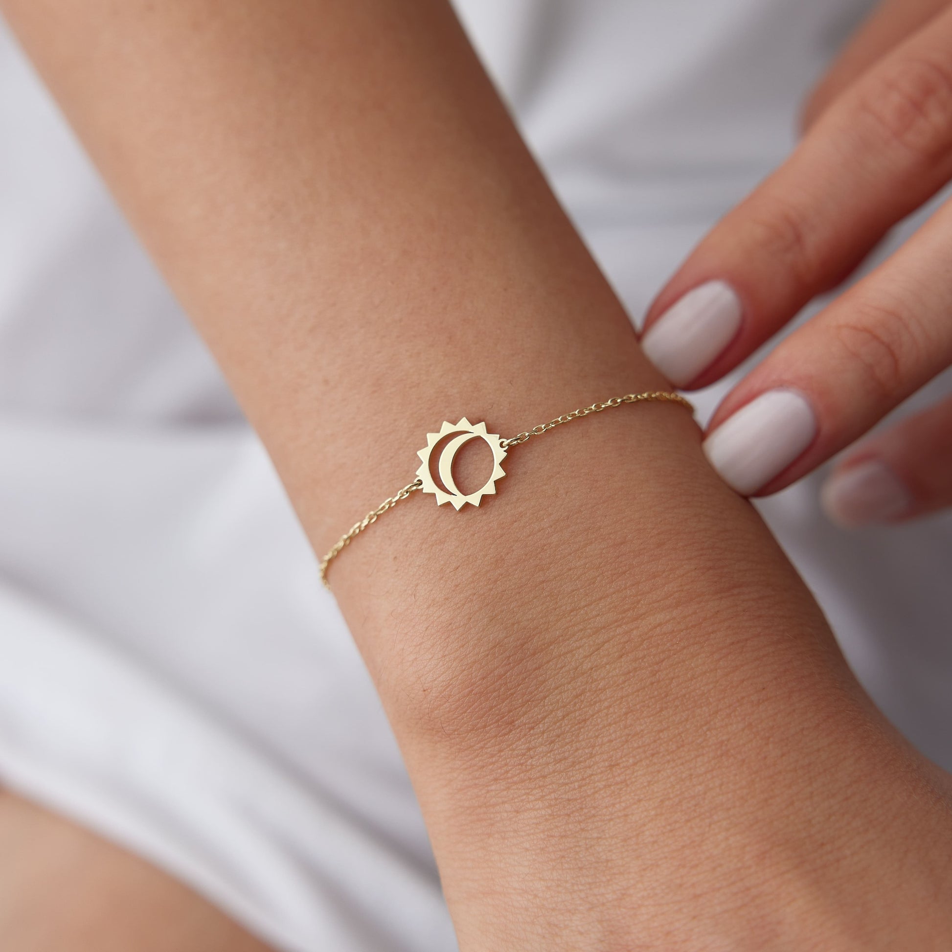 best friend celestial bracelet gold