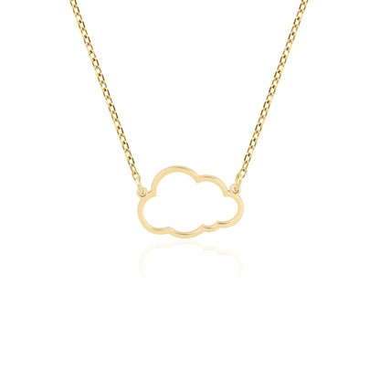 dainty gold cloud charm