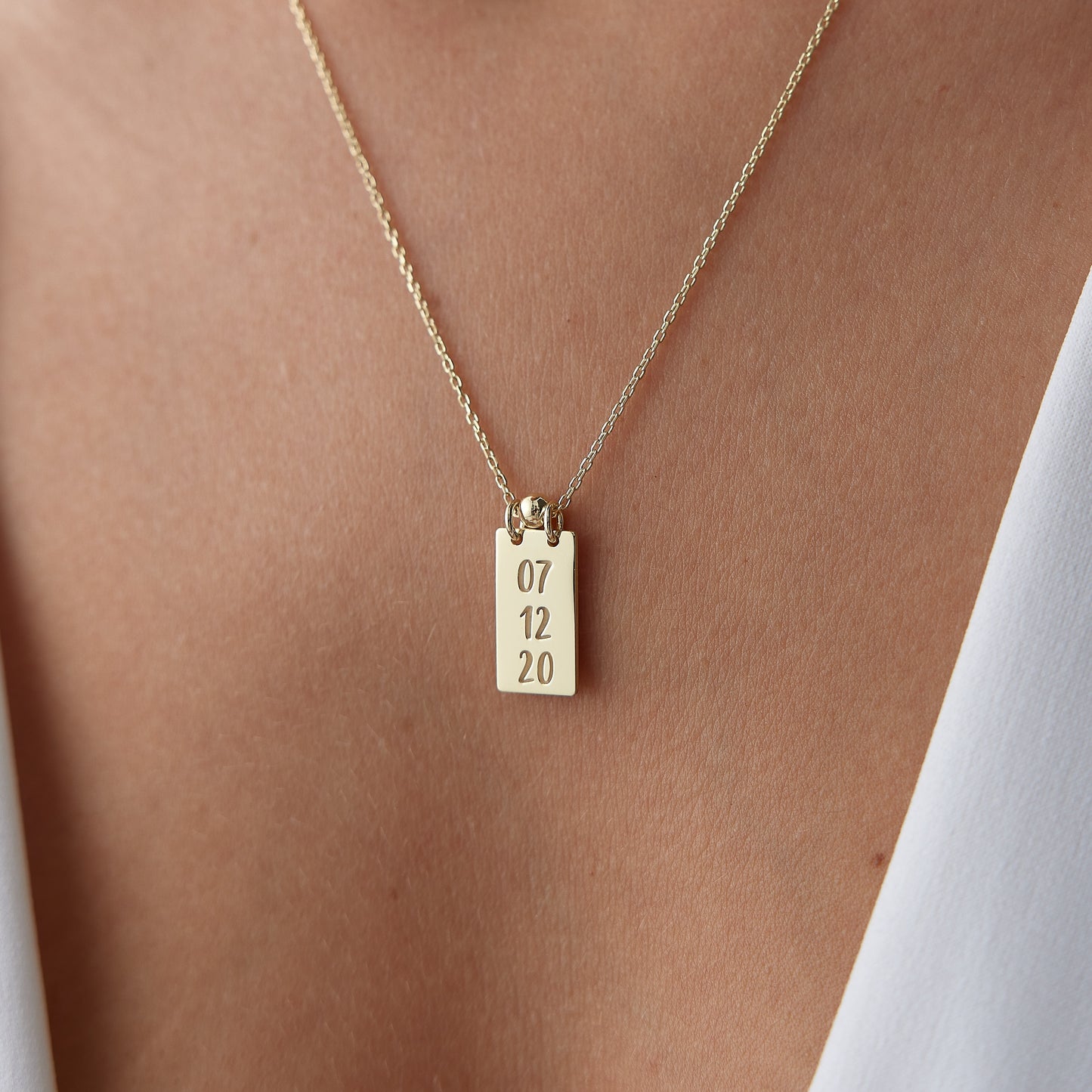 Personalized Date Necklace