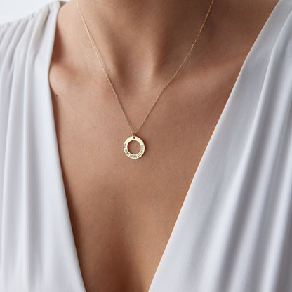 Personalized Disc Necklace