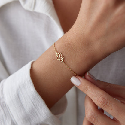 Heart Infinity Bracelet