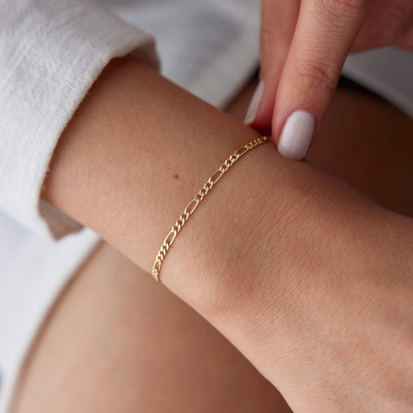 Figaro Chain Bracelet