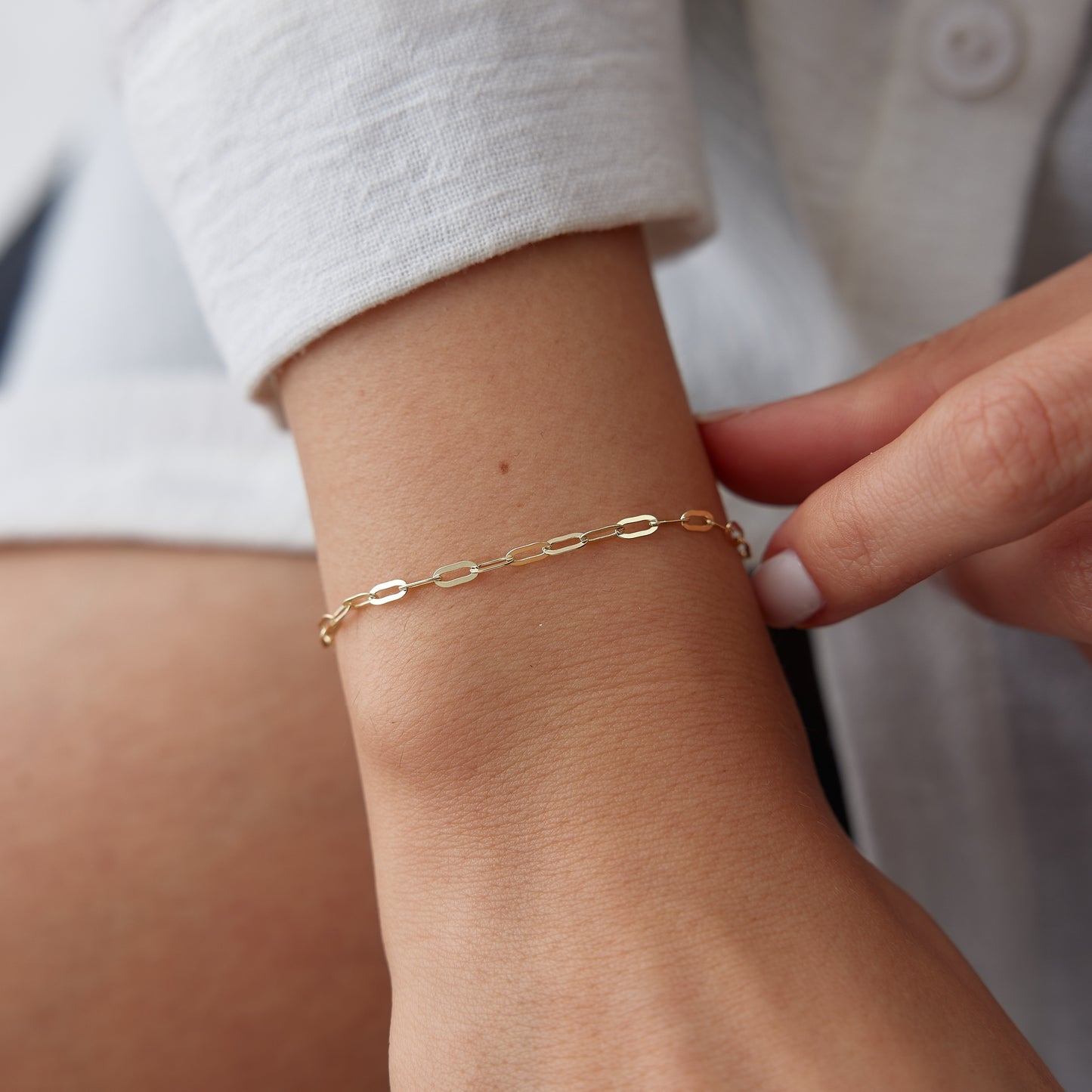 Paperclip Chain Bracelet