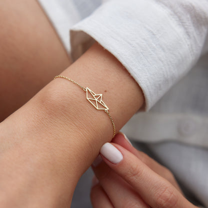 Origami Boat Bracelet