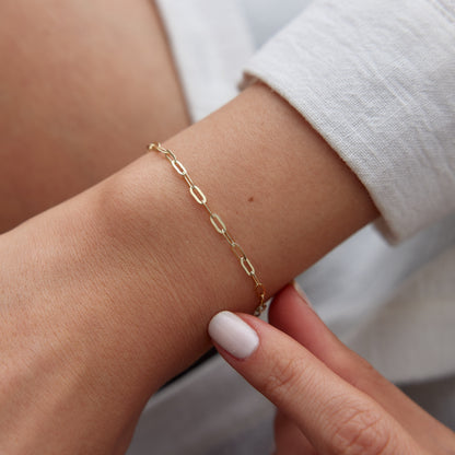 Paperclip Chain Bracelet