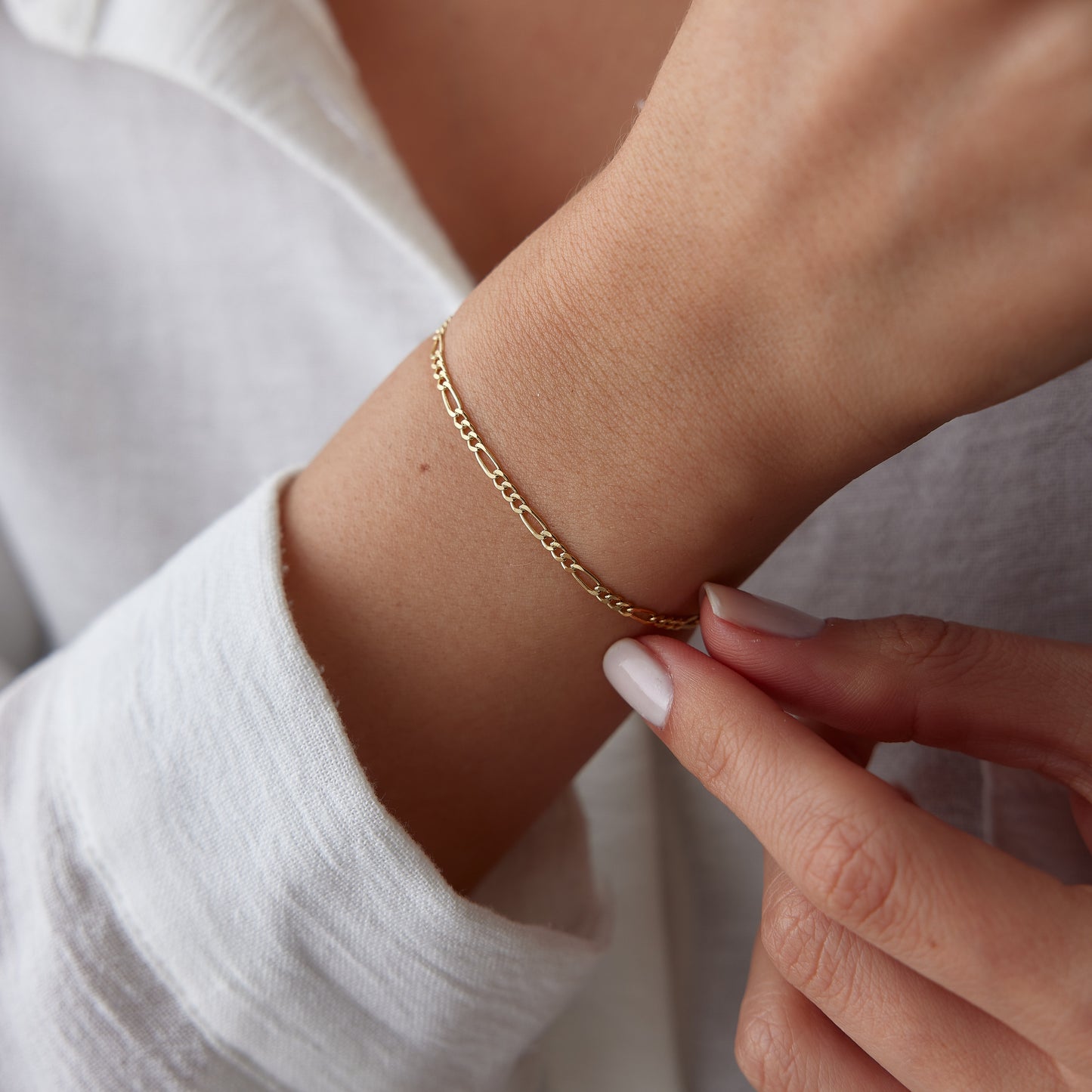 Figaro Chain Bracelet