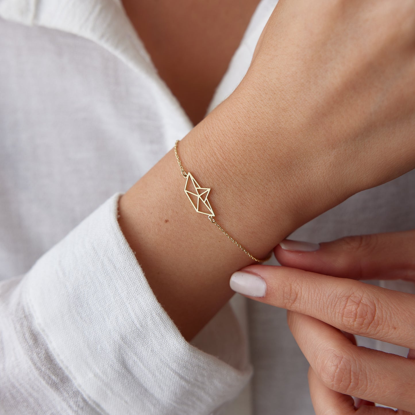 Origami Boat Bracelet