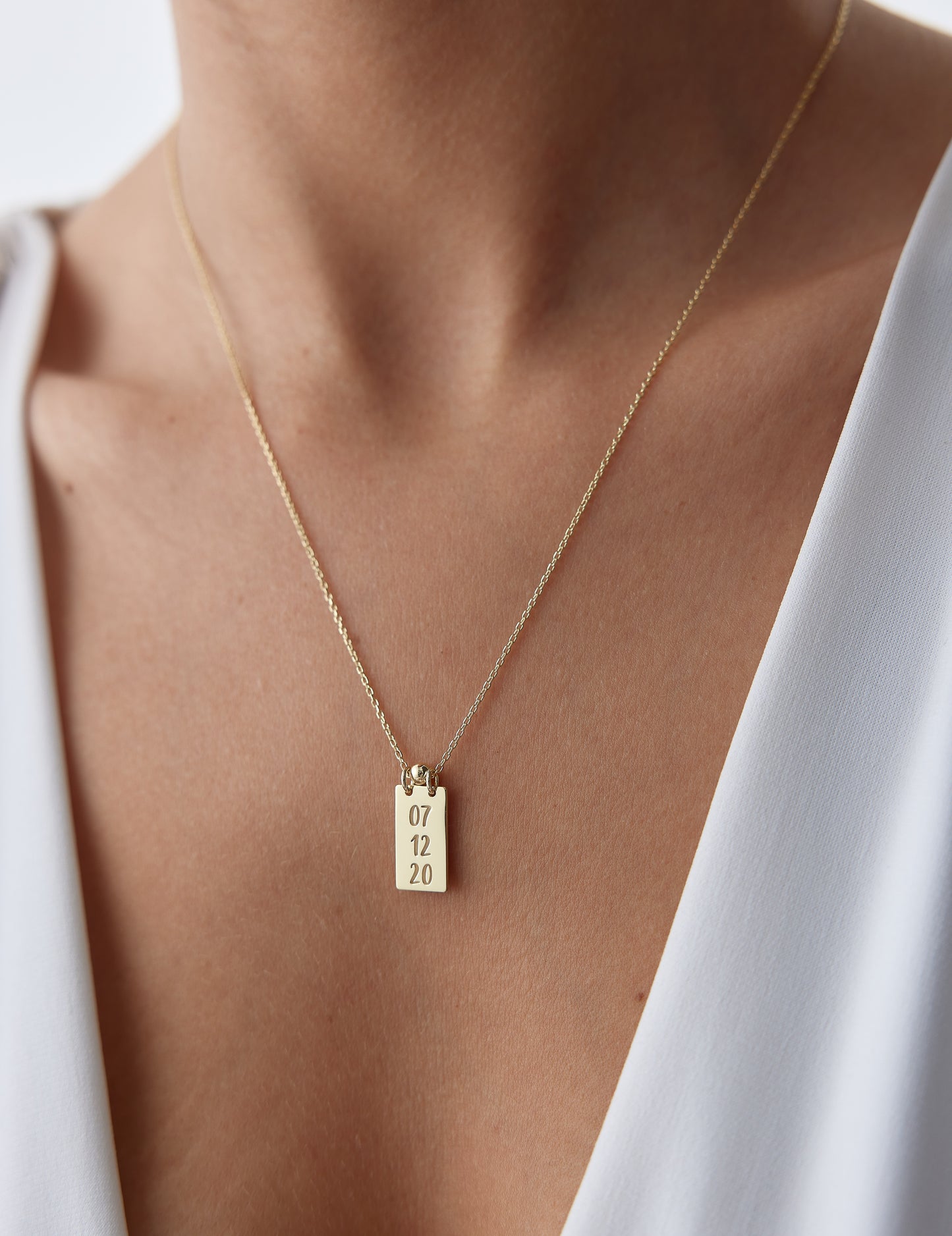 Personalized Date Necklace