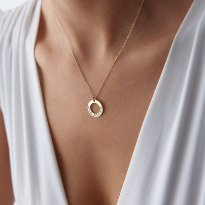Personalized Disc Necklace