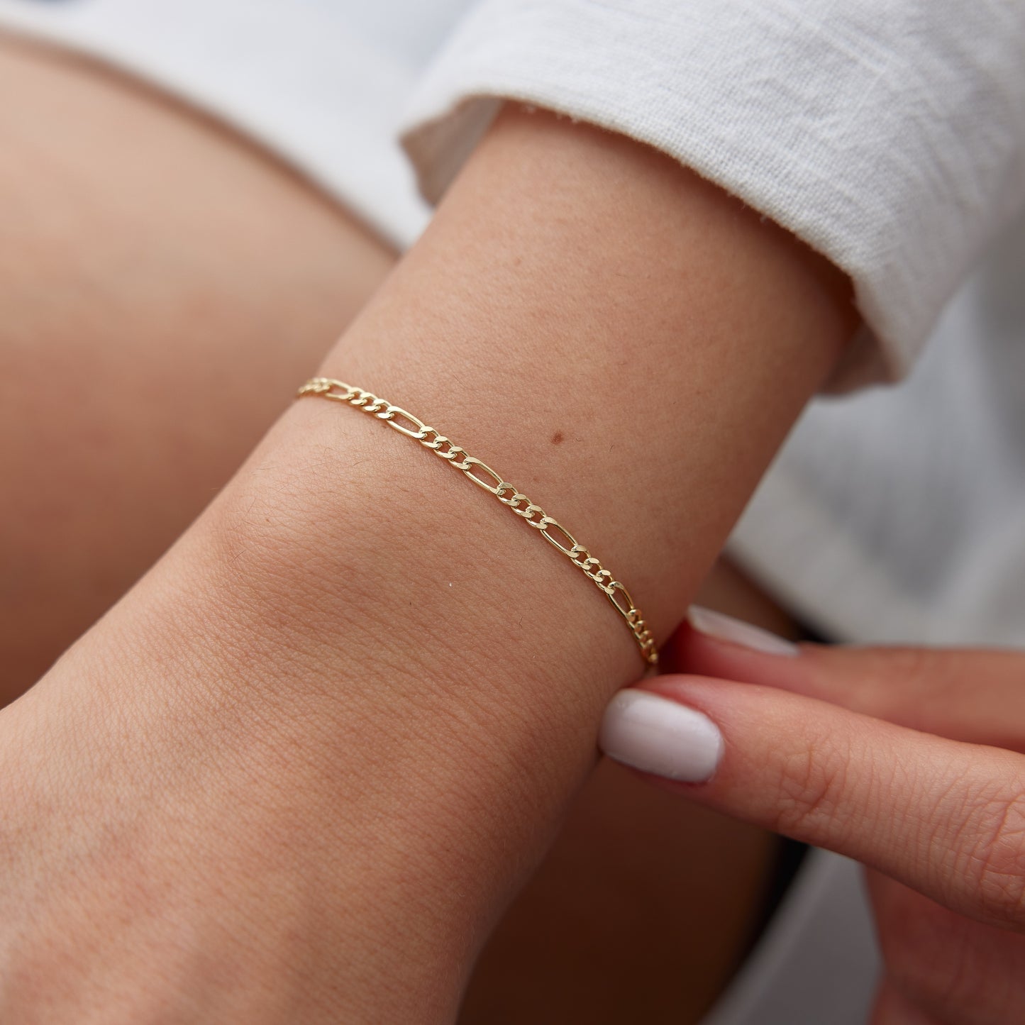 Figaro Chain Bracelet