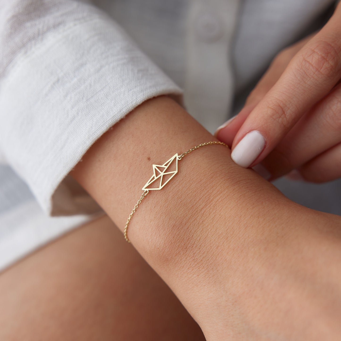 Origami Boat Bracelet
