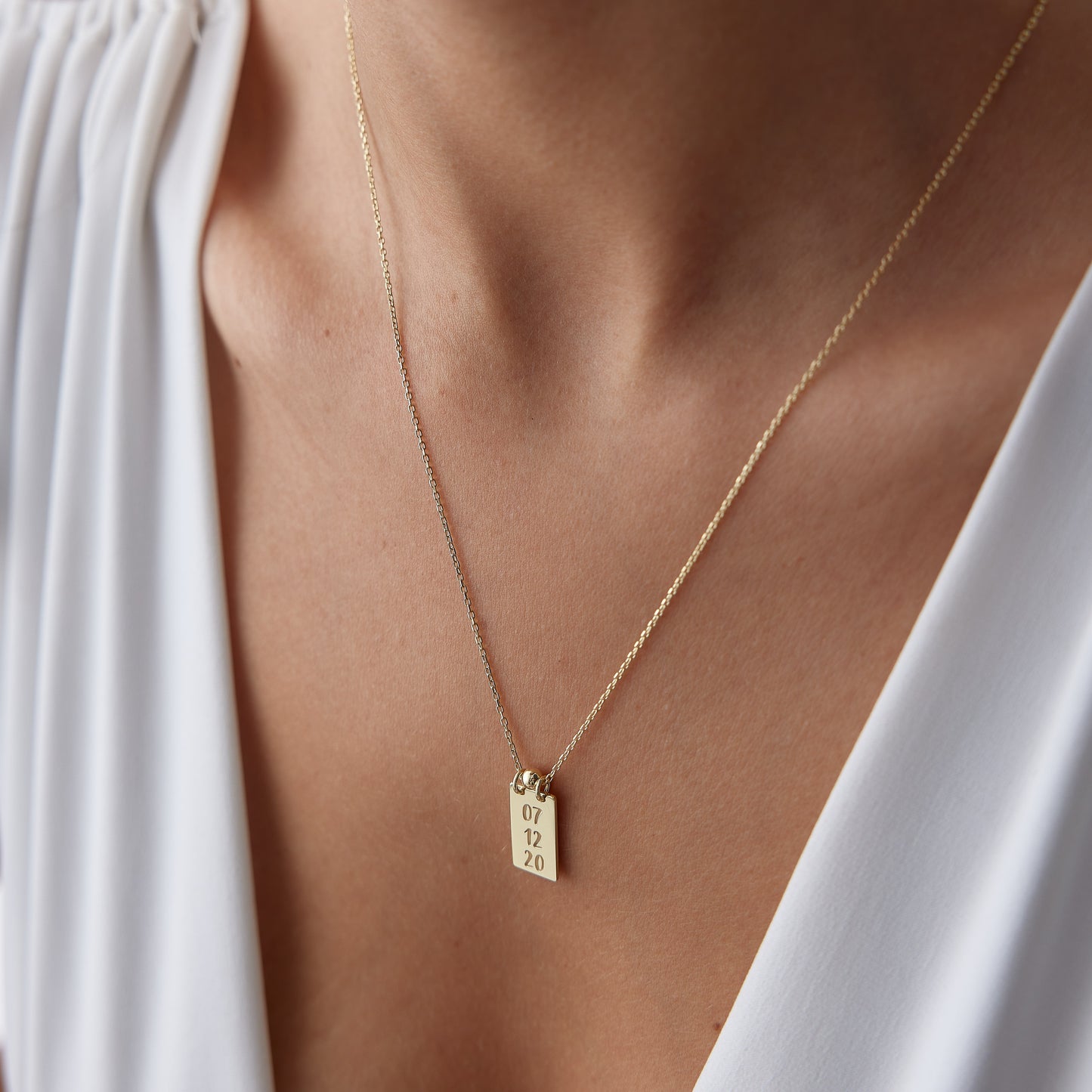 Personalized Date Necklace
