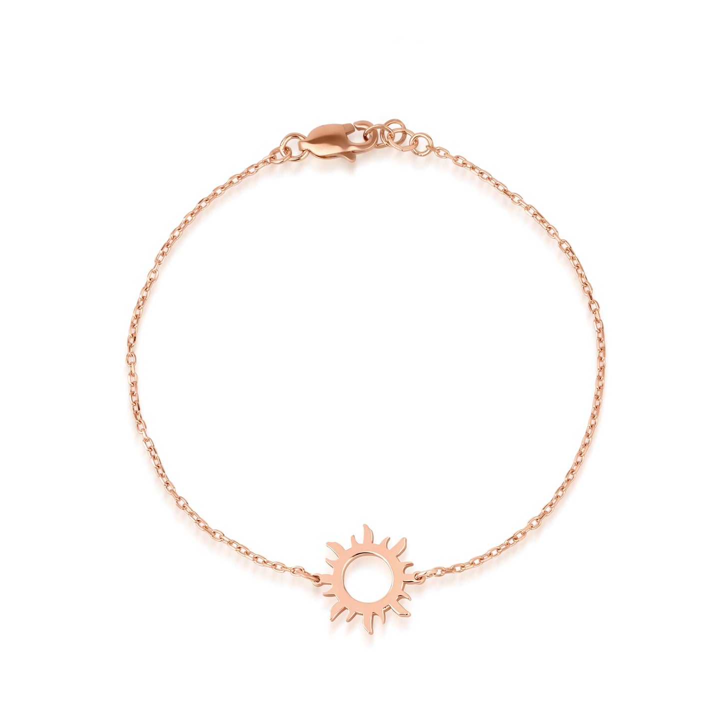 14K Gold Sun Bracelet – Symbol of Light & Energy