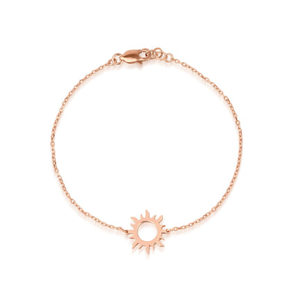14K Gold Sun Bracelet – Symbol of Light & Energy