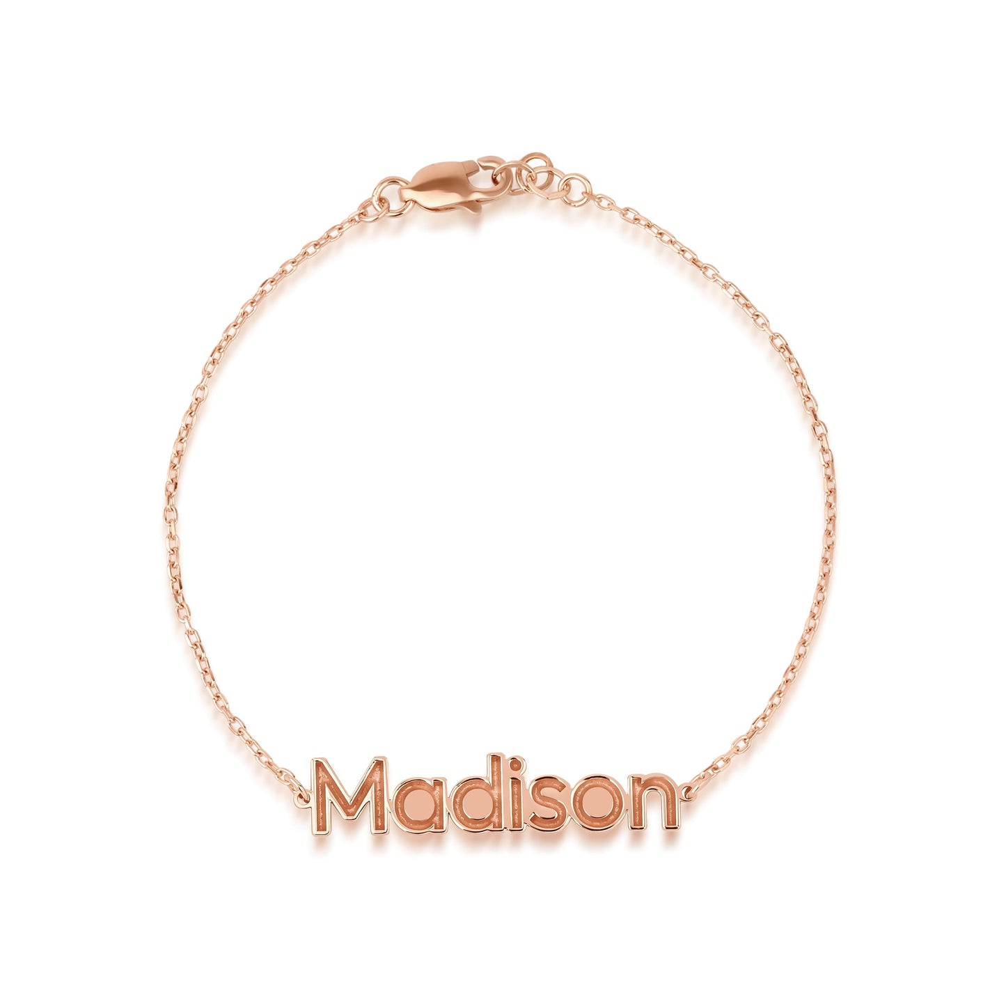 Custom Name Bracelet – Gold Vermeil on Sterling Silver
