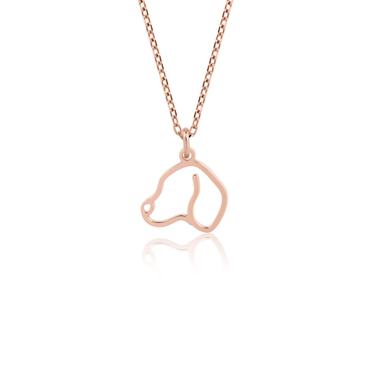 Dog Pendant Necklace – Gold Vermeil on Sterling Silver