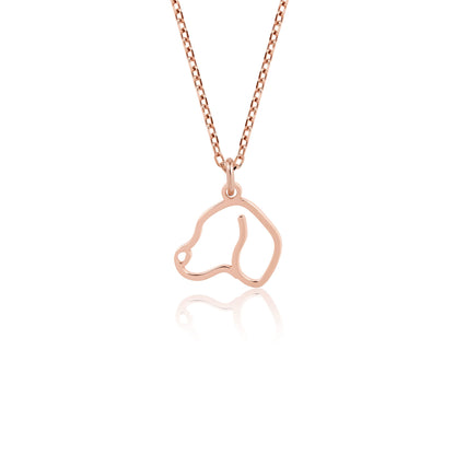 Dog Pendant Necklace – Gold Vermeil on Sterling Silver