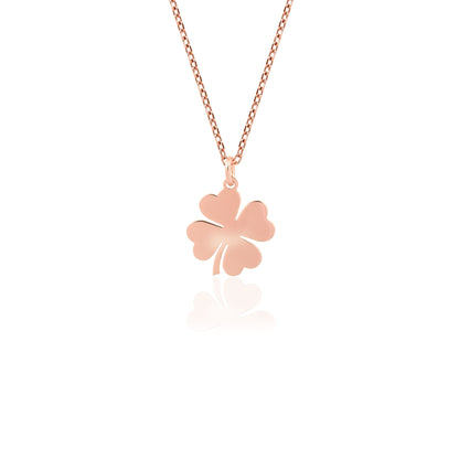14K Gold Clover Necklace – Lucky Charm Jewelry