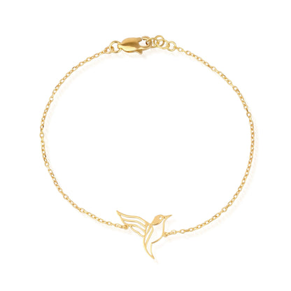 Hummingbird Bracelet – Gold Vermeil on Sterling Silver