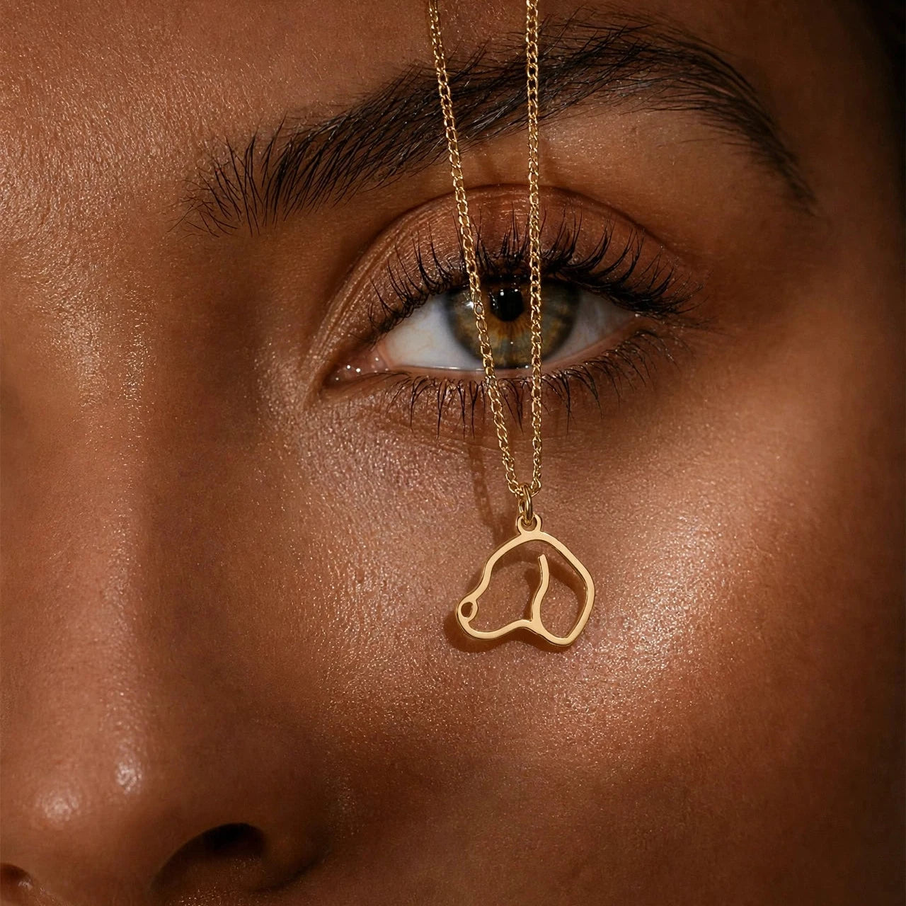 Dog Pendant Necklace – Gold Vermeil on Sterling Silver