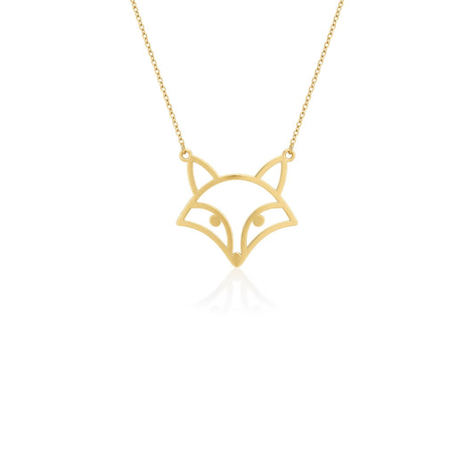 Fox Necklace | Gold Vermeil on Sterling Silver