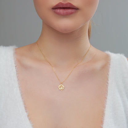 Lotus Flower Necklace