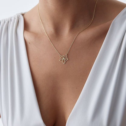 fox charm necklace symbolizing creativity and awareness