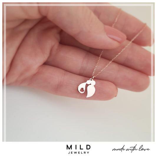 14k Gold New Family Necklace