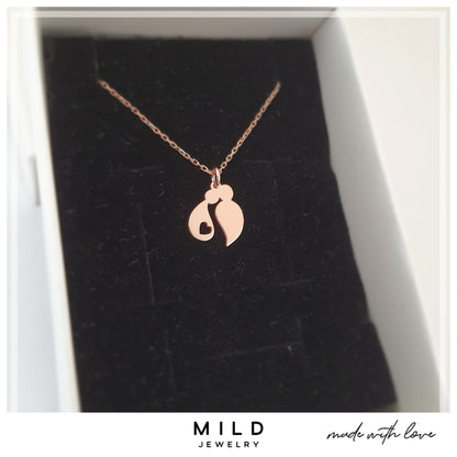 14k Gold New Family Necklace