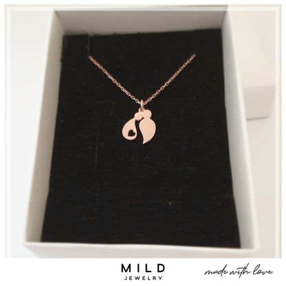 14k Gold New Family Necklace