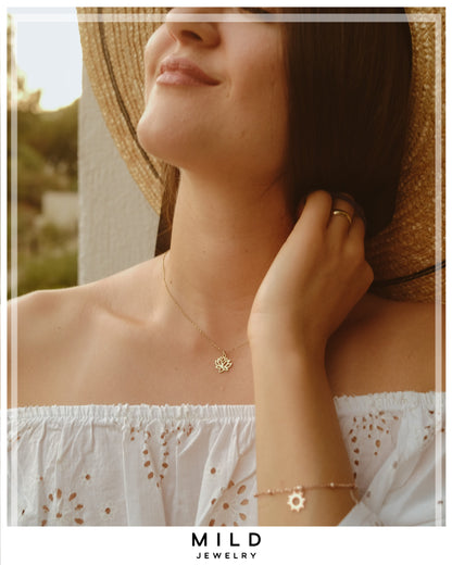 Lotus Flower Necklace