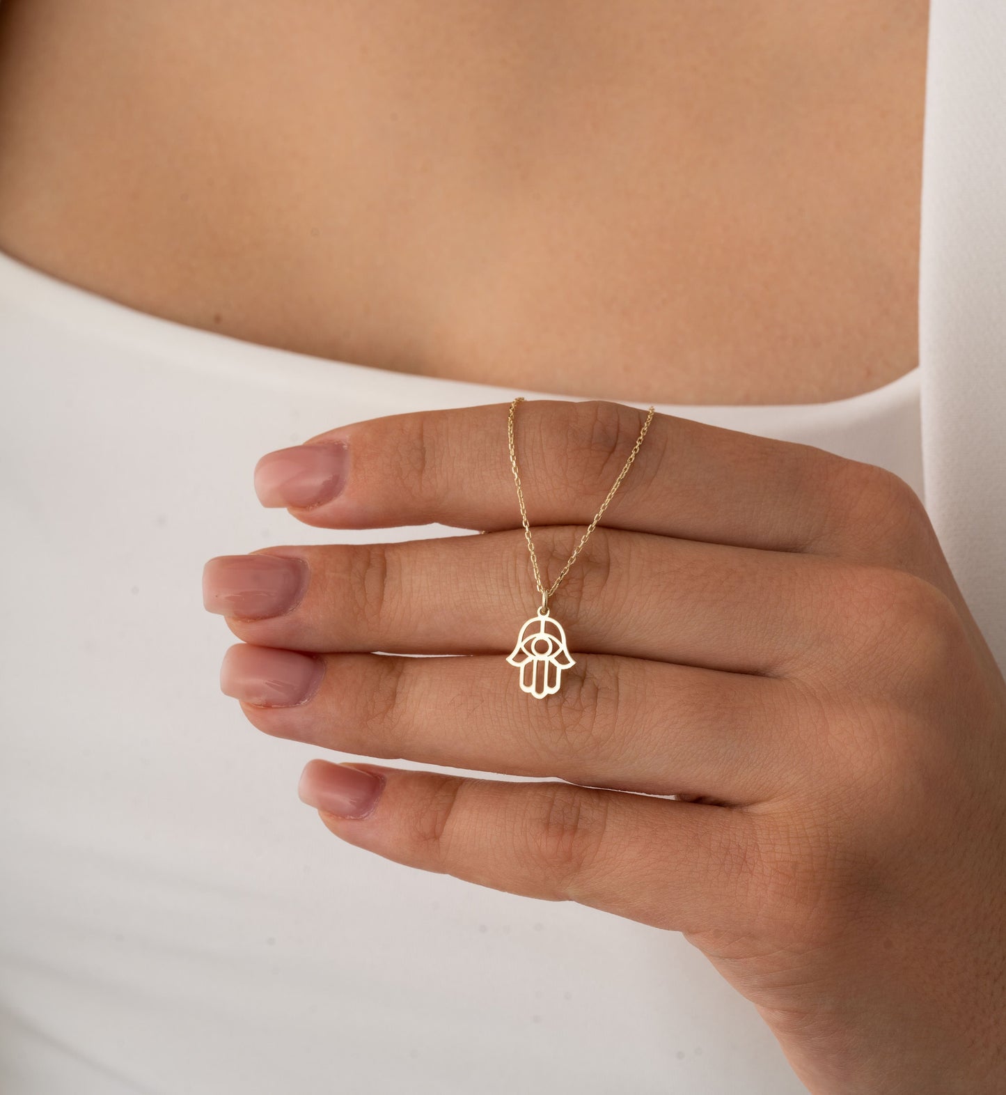 good luck and protection symbol jewelry in 14k gold